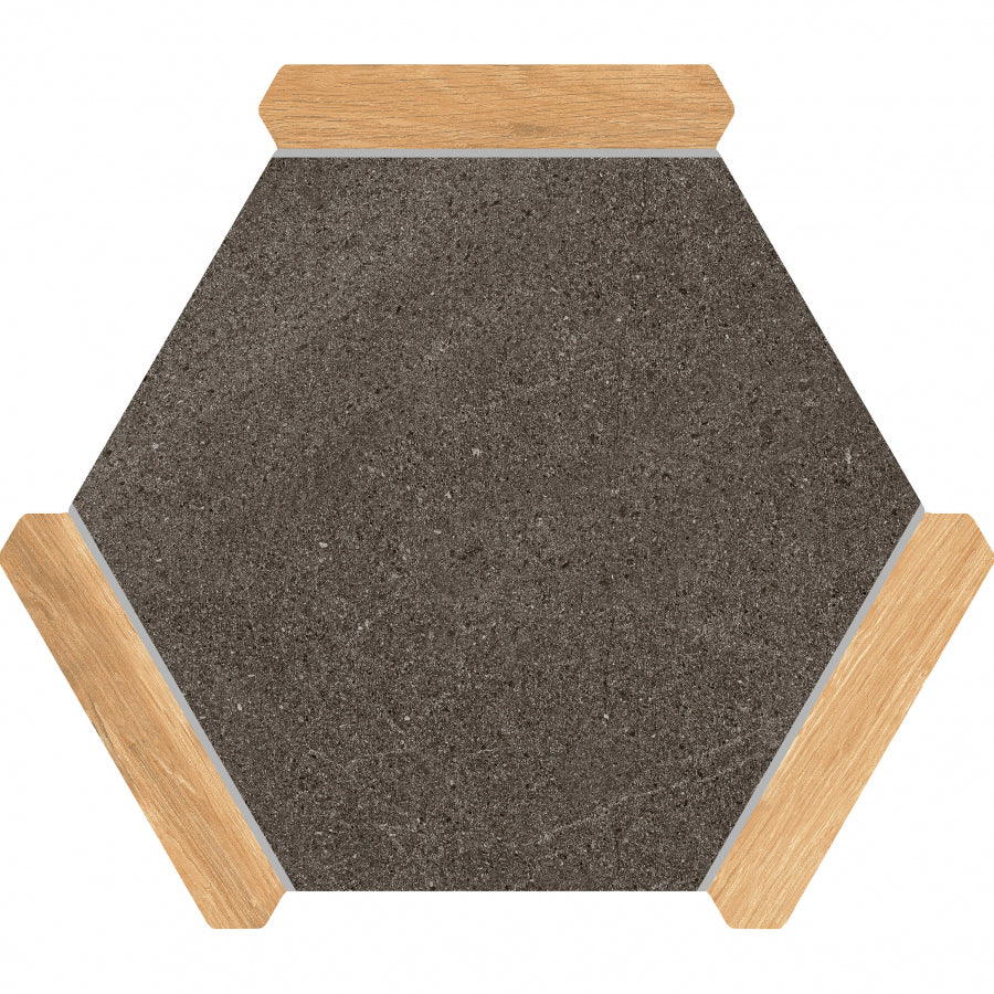 Villa Antica | Pino 9"x10" Porcelain Hexagon Wall & Floor Tile