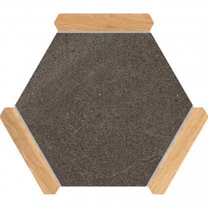 Villa Antica | Pino 9"x10" Porcelain Hexagon Wall & Floor Tile