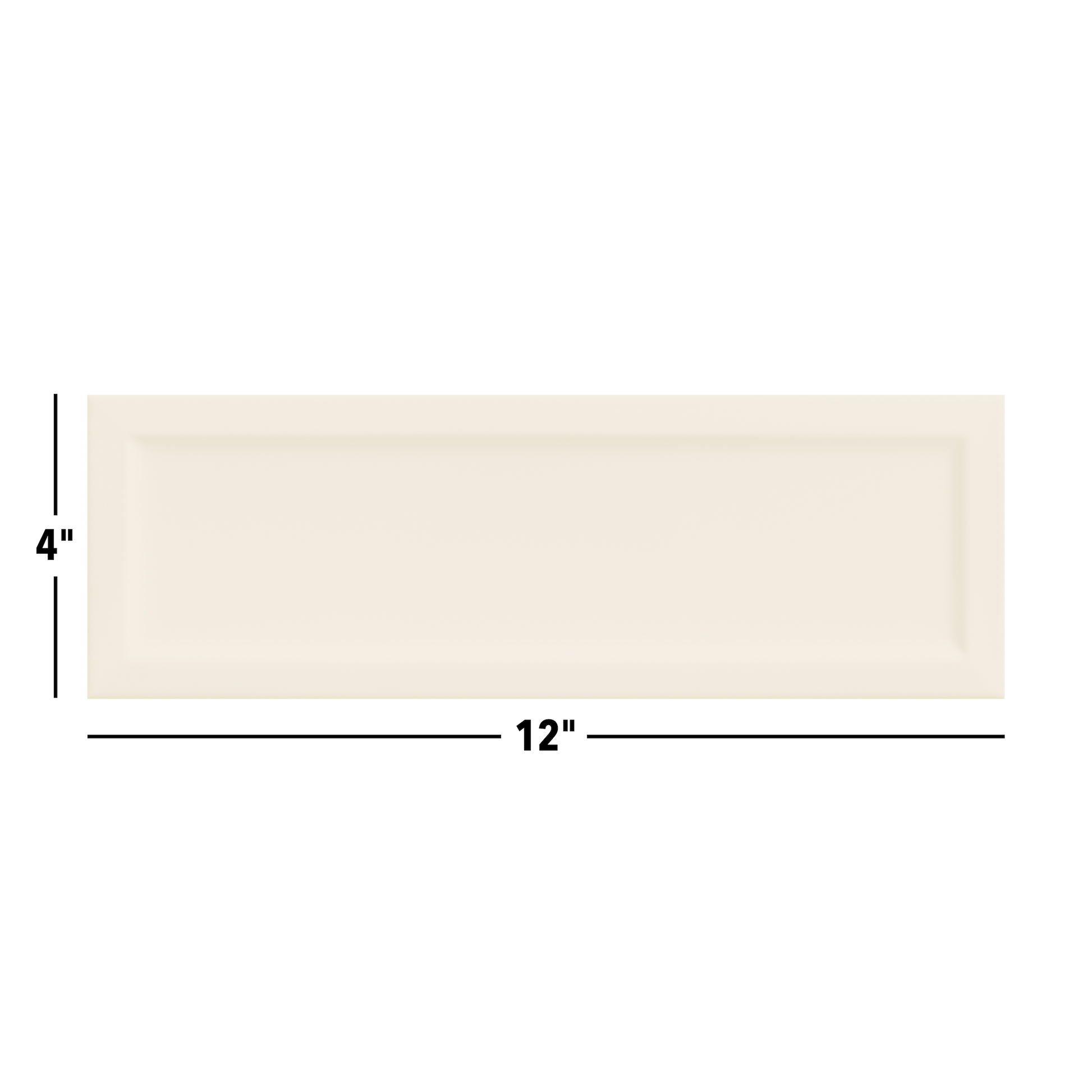 SS-8062530 | Autograph 4"x12" Frame (Ivory) - SAMPLE