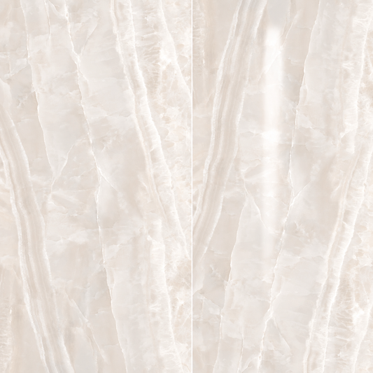 LF-ER012448RU1-2 | Italian Onyx 24"x24" Cut (Ivory / Polished) - LARGE FORMAT SAMPLE