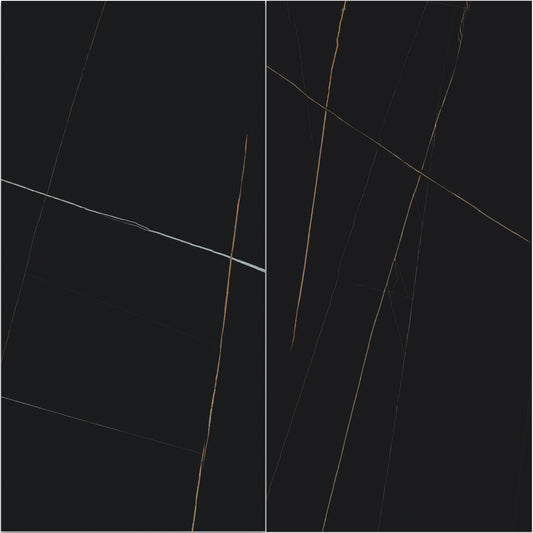 Dream | 24"x48" Laurent Gold Polished Porcelain Marble Look Floor & Wall Tile