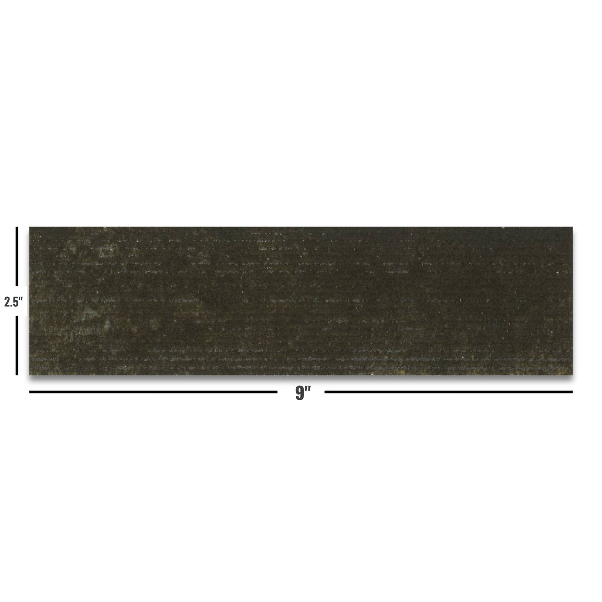 Artifact Reactive | 2.5"x9" Handmade-Look Porcelain Deco Wall Tile