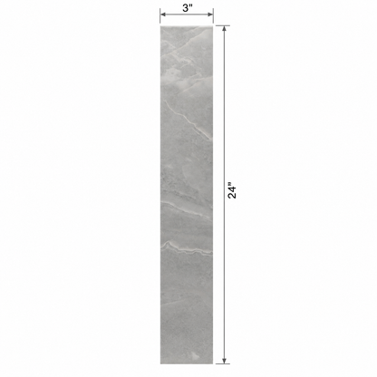 Marbella | 3"x24" Porcelain Stone Look Floor & Wall Tile