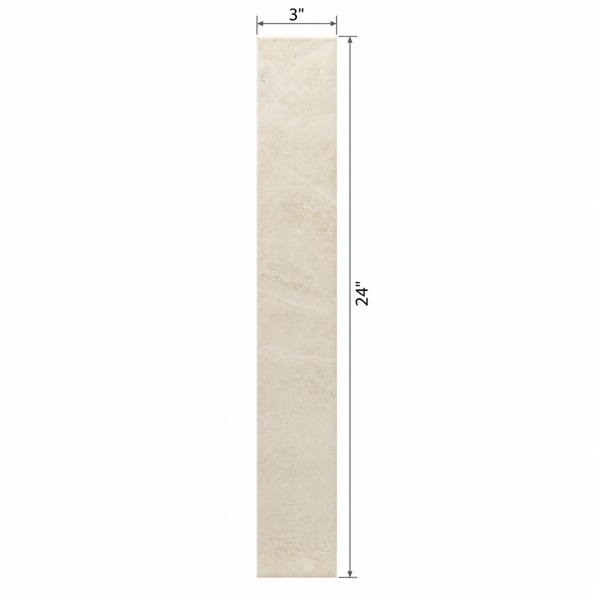 Marbella | 3"x24" Porcelain Stone Look Floor & Wall Tile