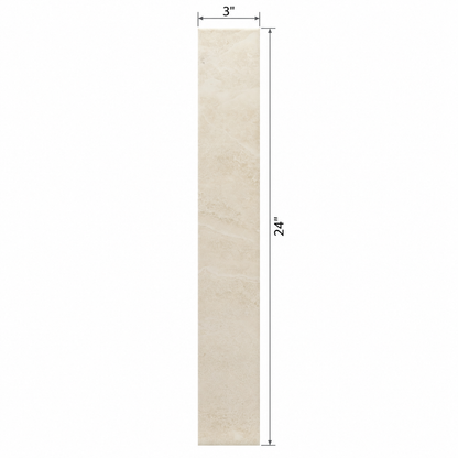 Marbella | 3"x24" Porcelain Stone Look Floor & Wall Tile