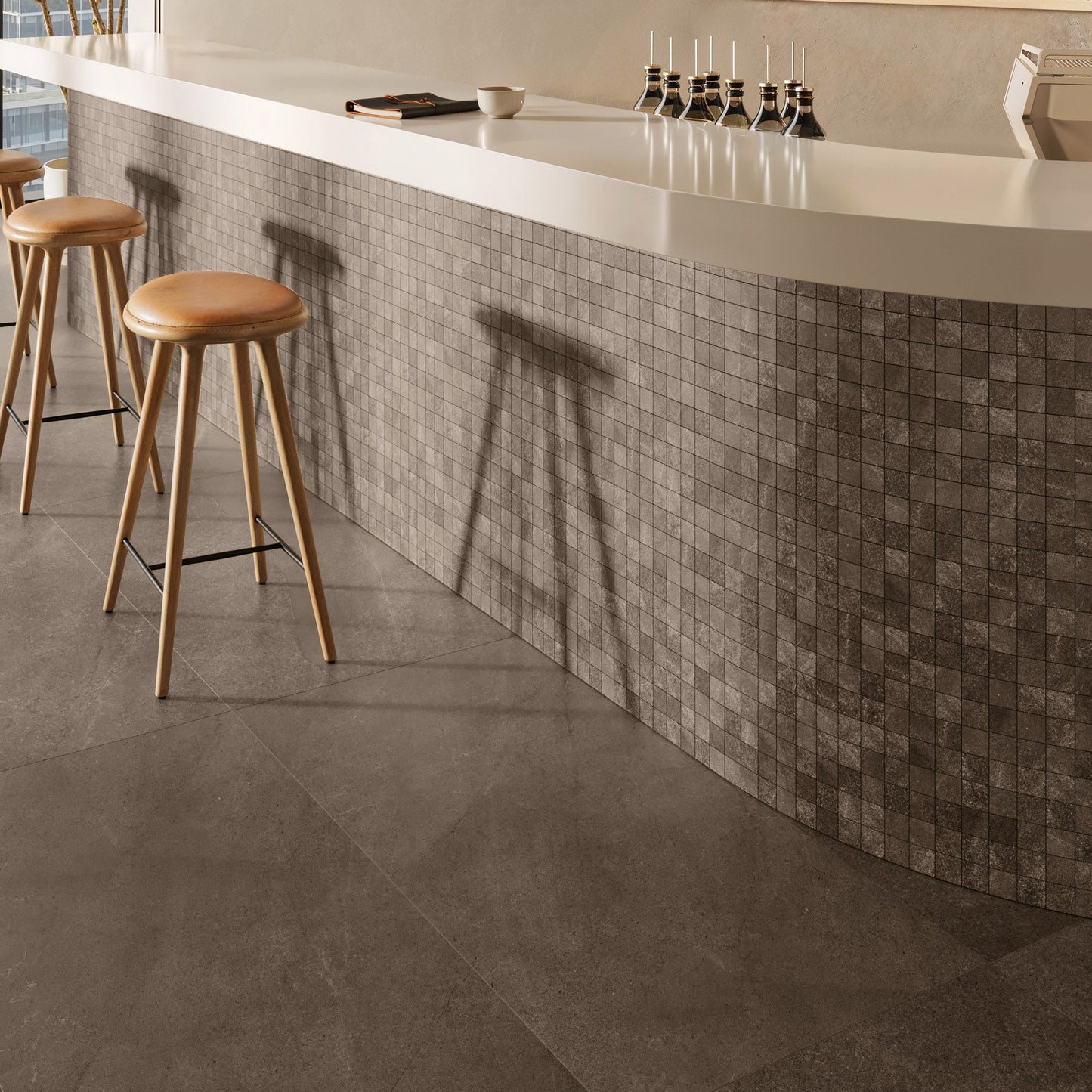 Thera | 1.5"x1.5" Porcelain Stone Look Mosaic Tile