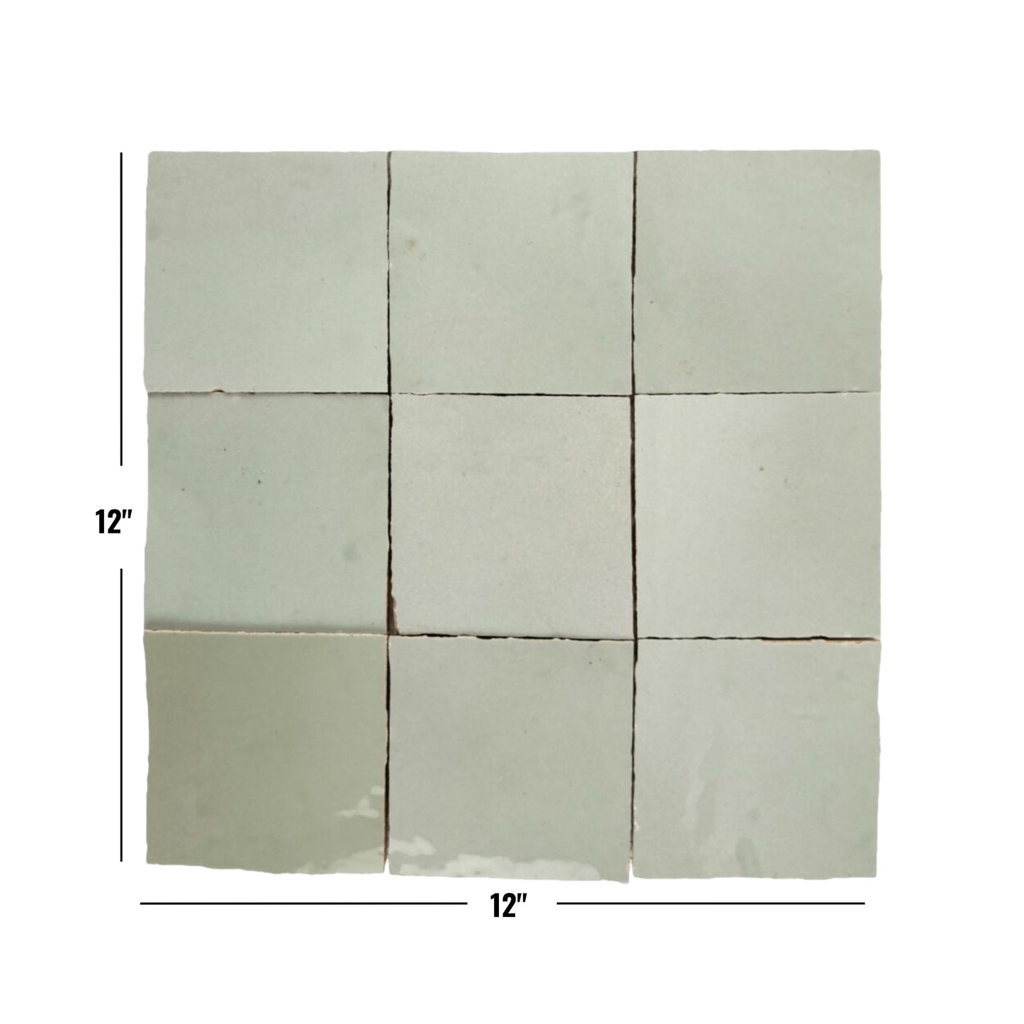Atlas Zellige | 4"x4" Terracotta Wall Tile