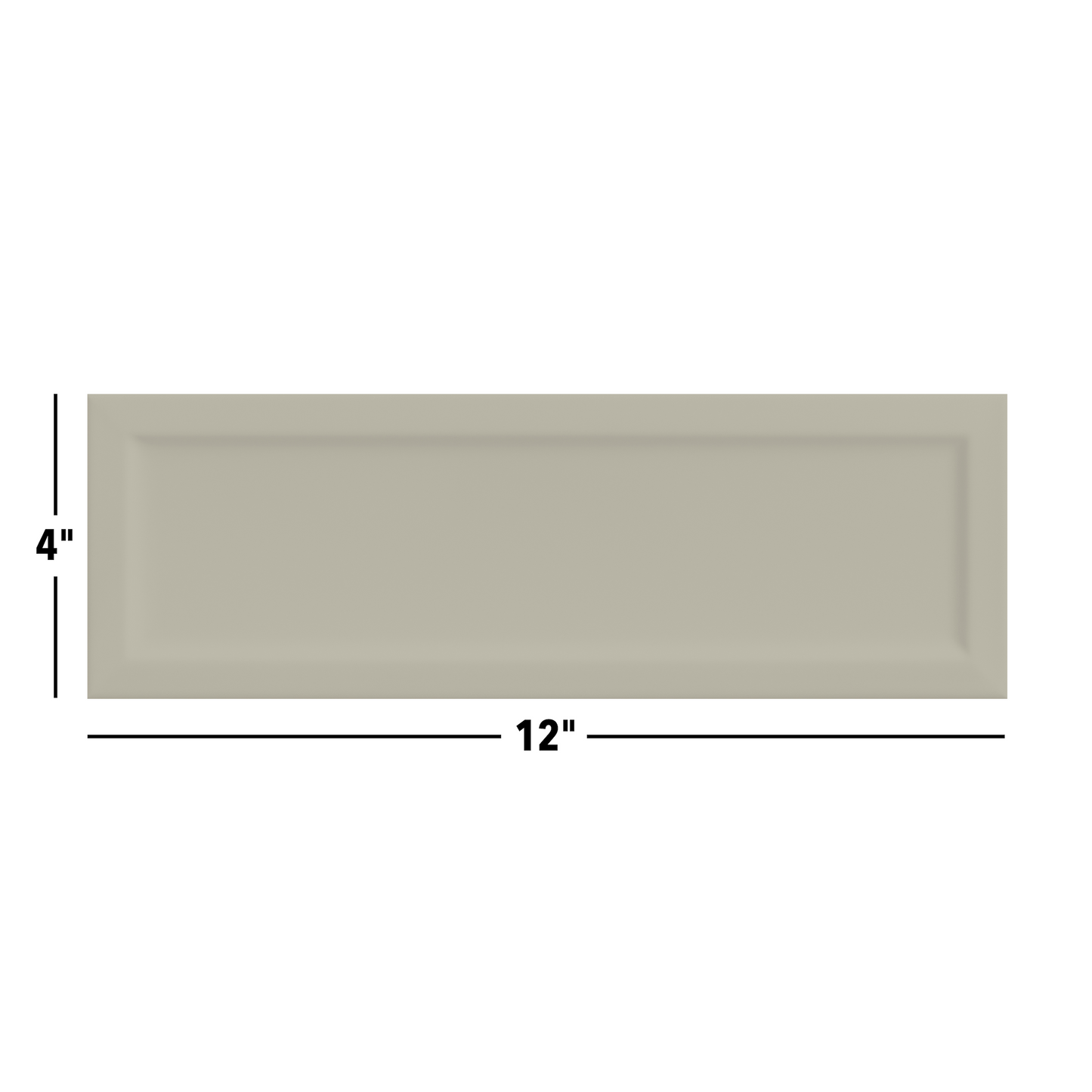 SS-8062533 | Autograph 4"x12" Frame (Oatmeal) - SAMPLE
