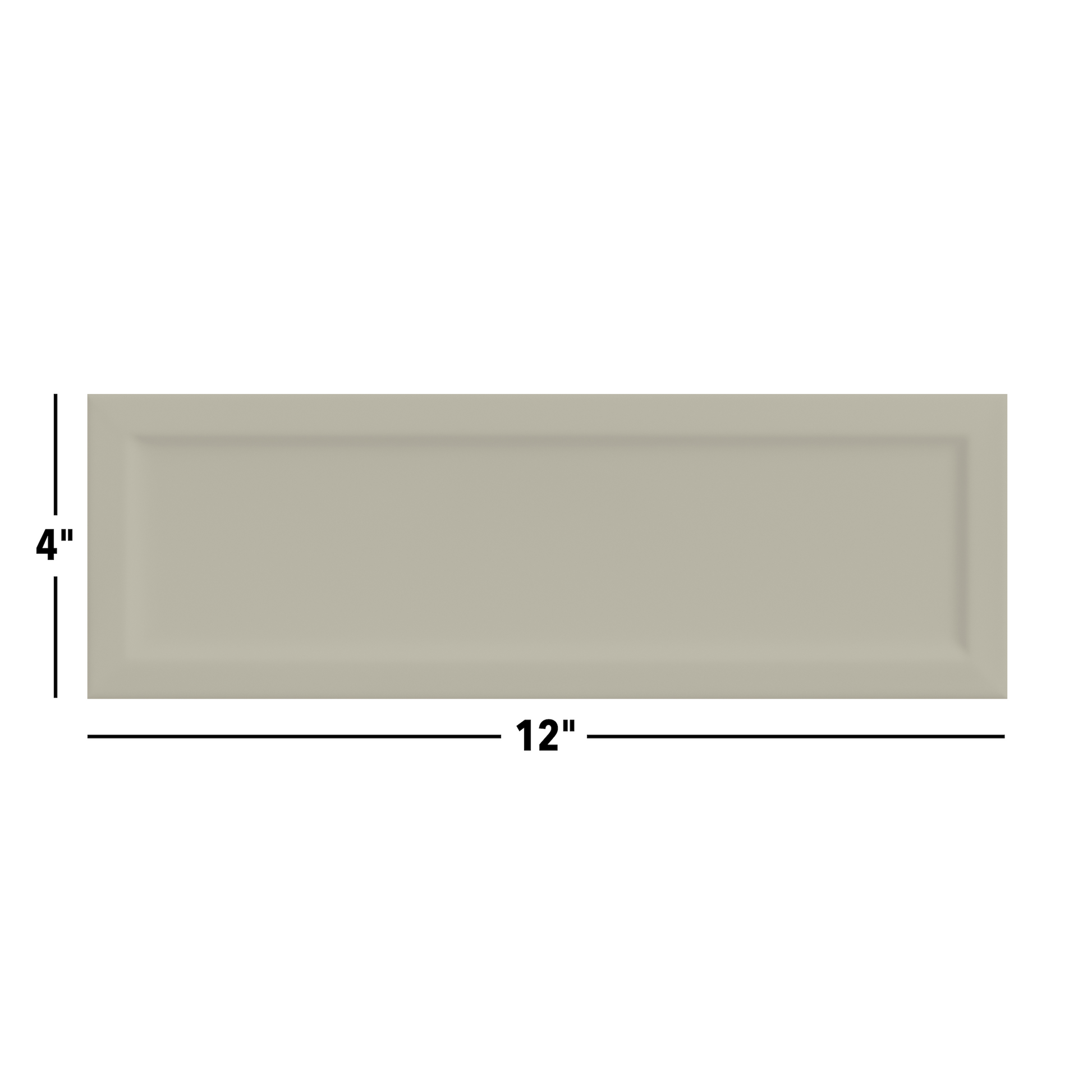 SS-8062533 | Autograph 4"x12" Frame (Oatmeal) - SAMPLE