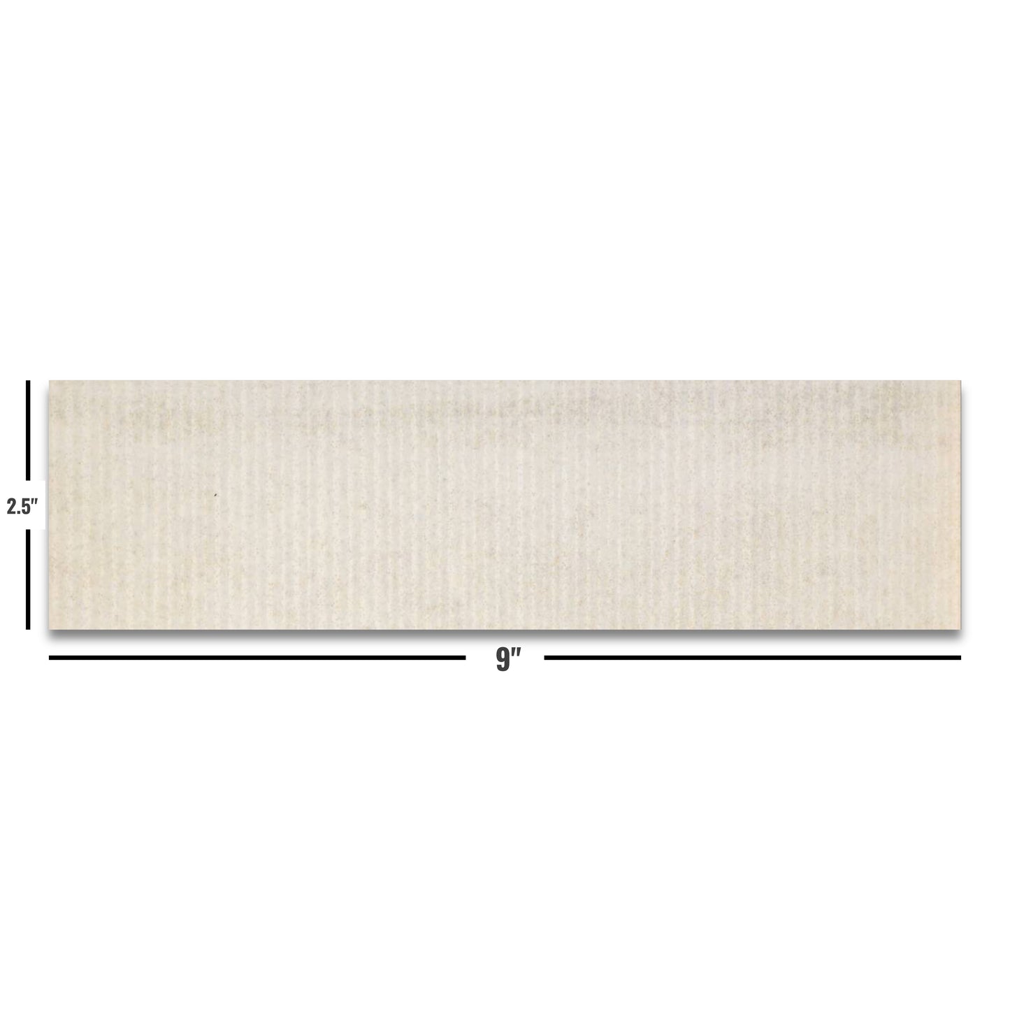 Artifact Reactive | 2.5"x9" Handmade-Look Porcelain Deco Wall Tile