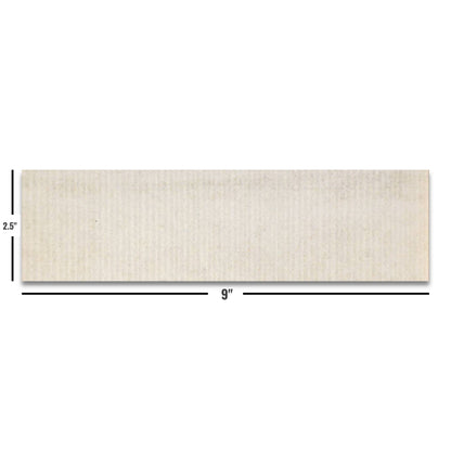 Artifact Reactive | 2.5"x9" Handmade-Look Porcelain Deco Wall Tile