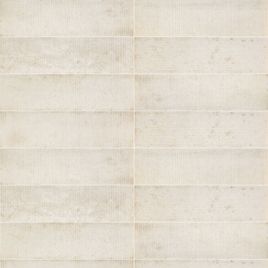 Artifact Reactive | 2.5"x9" Handmade-Look Porcelain Deco Wall Tile