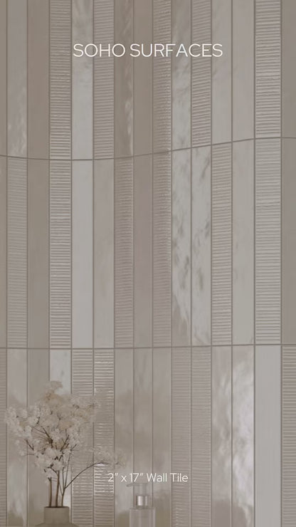 Milana | 2"x17" Ceramic Wall Tile