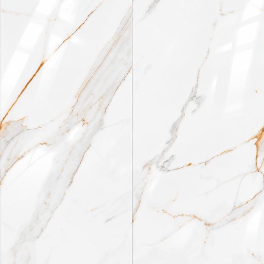 Regal Carrara Gold | 24"x48" Porcelain Marble Look Floor & Wall Tile