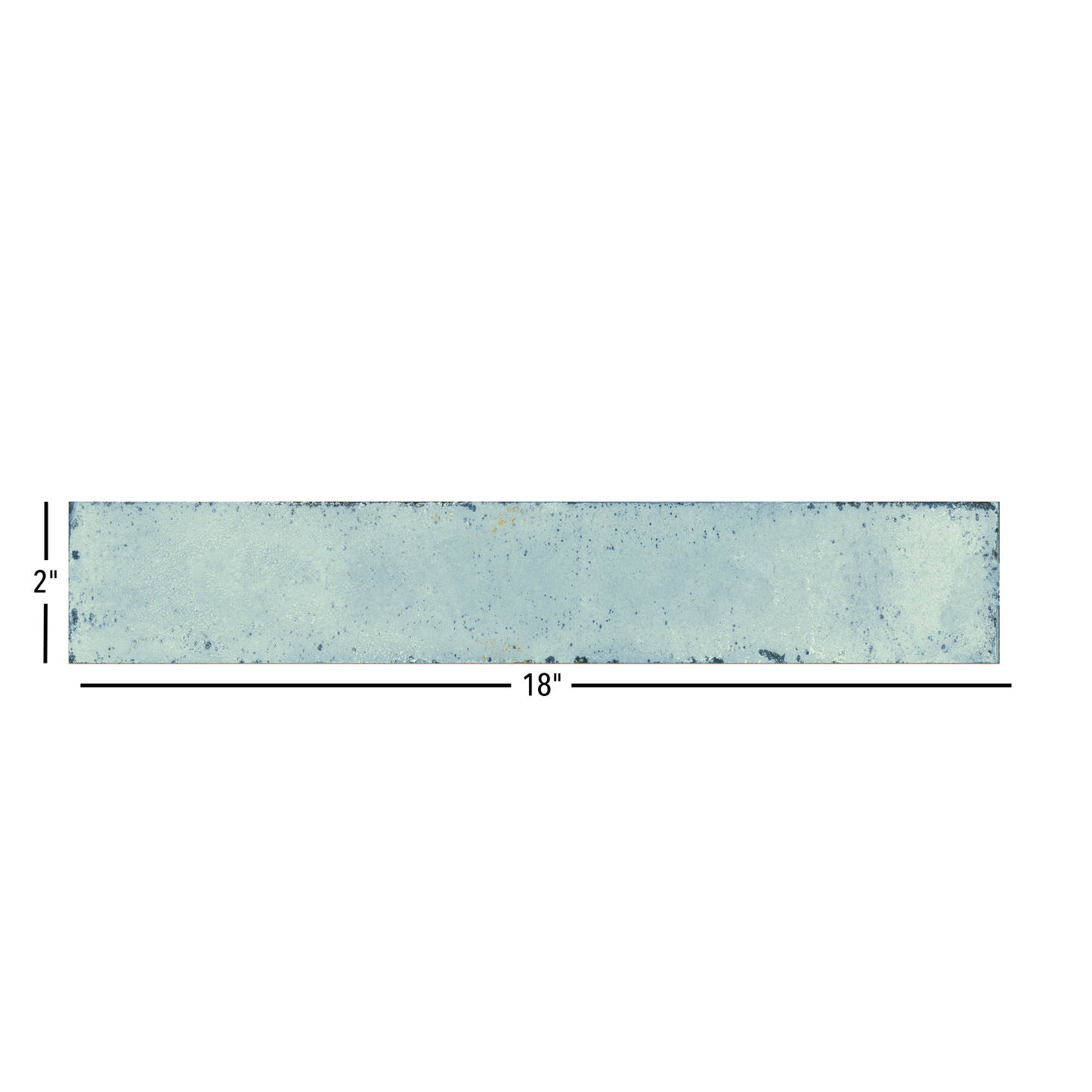 Color Wheel | 2"x18" Porcelain Brick Look Wall Tile