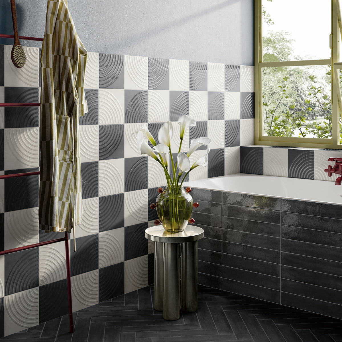 Auralis | 8"x8" Porcelain Deco Floor & Wall Tile