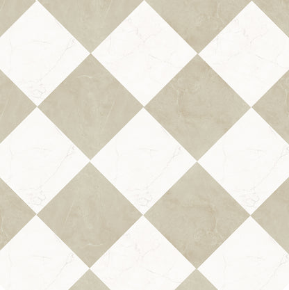 Sophia Checkerboard | 12"x12" Porcelain Marble Look Floor & Wall Tile