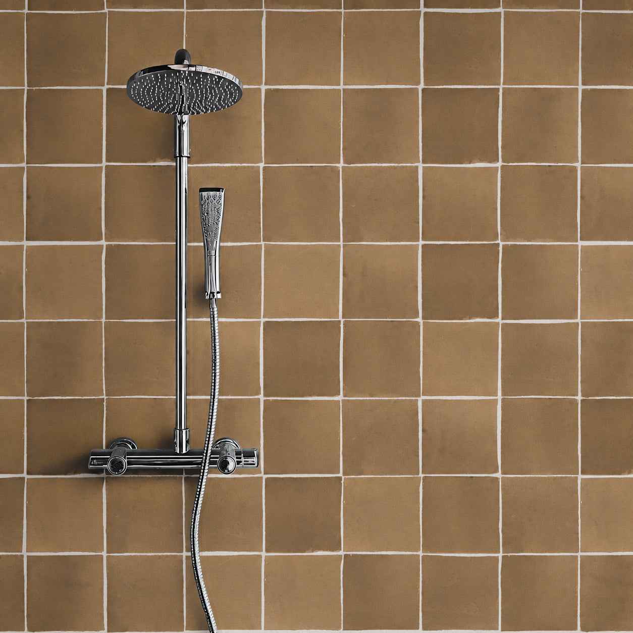 Atlas Zellige | 4"x4" Terracotta Wall Tile